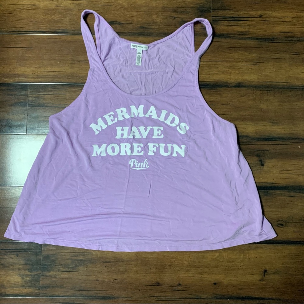 Victoria’s Secret PINK lilac cropped tank top